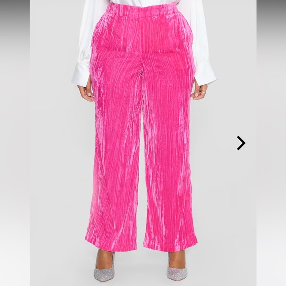 Fashion to Figure Velvet Pants Suit - Picture 2 of 2